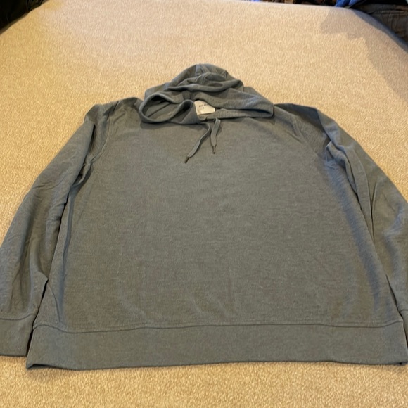 Billy Reid Men Large Hoodie Blue/Gray - Picture 2 of 7
